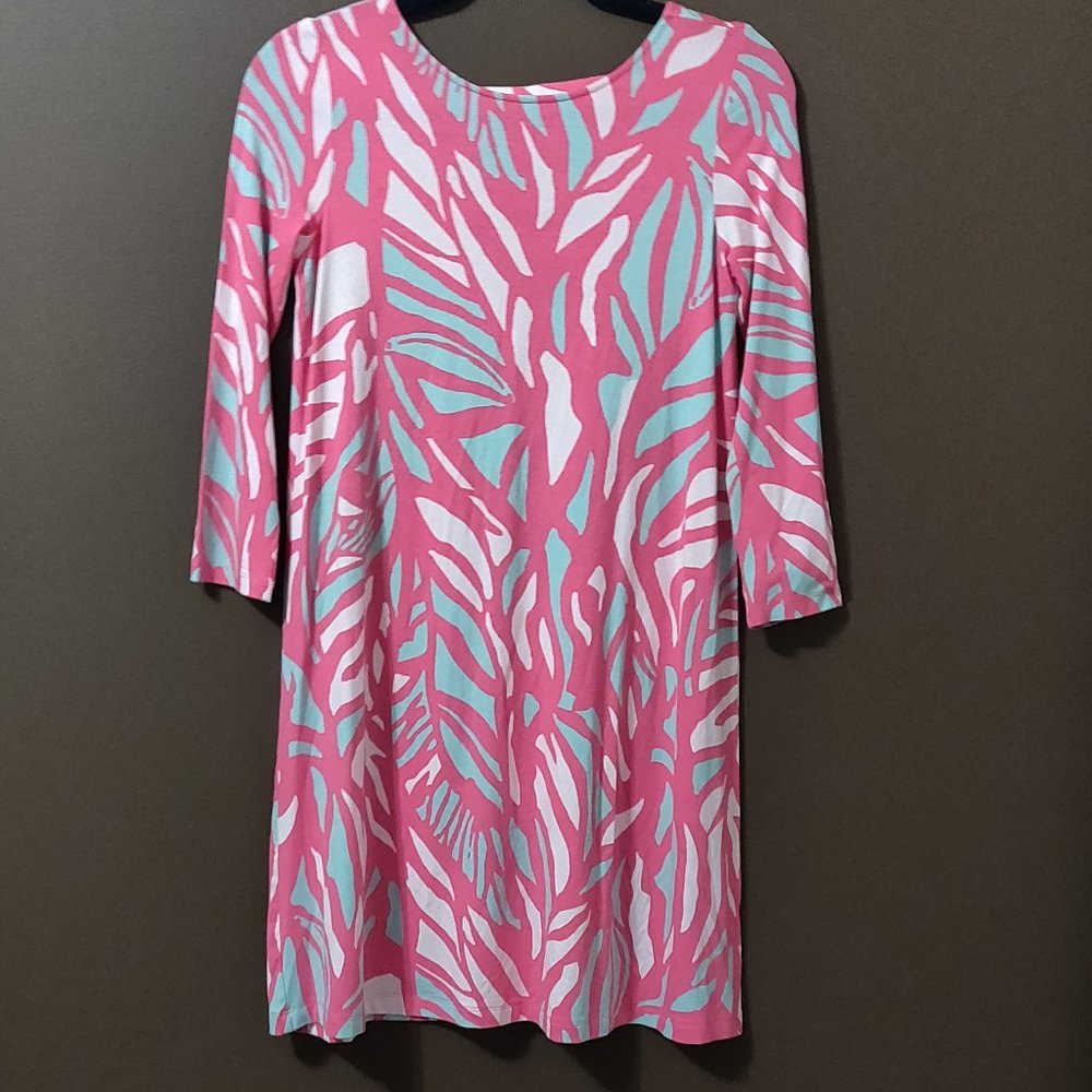 Lilly Pulitzer Ophelia Swing Dress Capri Pink Papaya Playa SIZE XS